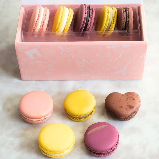 ハートマカロン入り マカロンコフレ5個【長野県|MOU-ムゥ-】