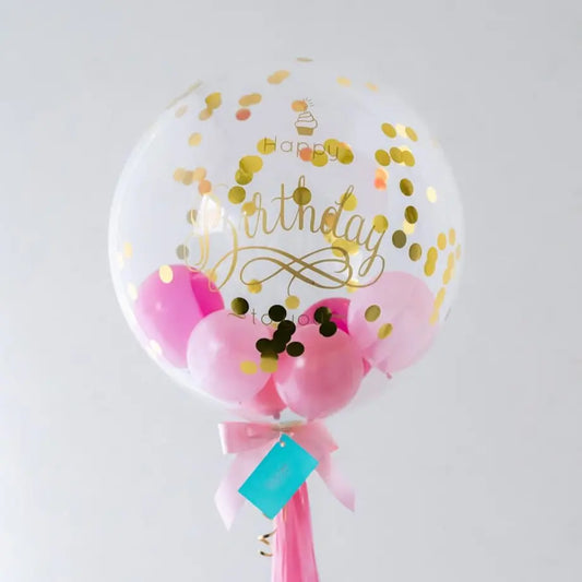 特製バルーンブーケ ピンク×ゴールド【東京都|ORYZAE】