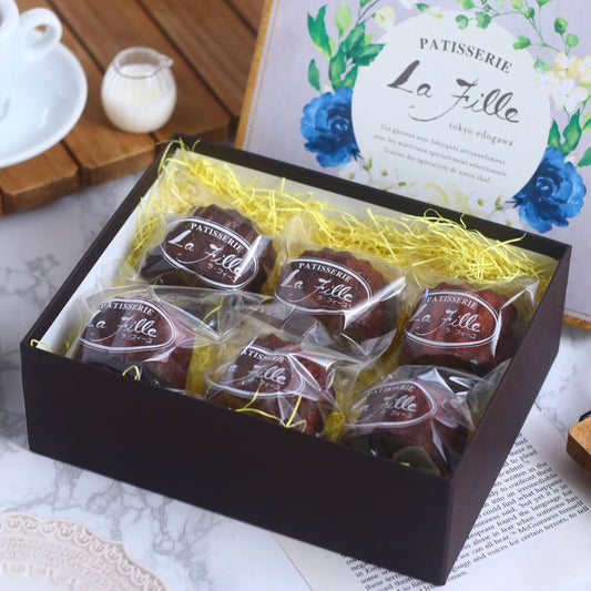 人気カヌレ3種6個【東京都|パティスリー・ラ・フィーユ】