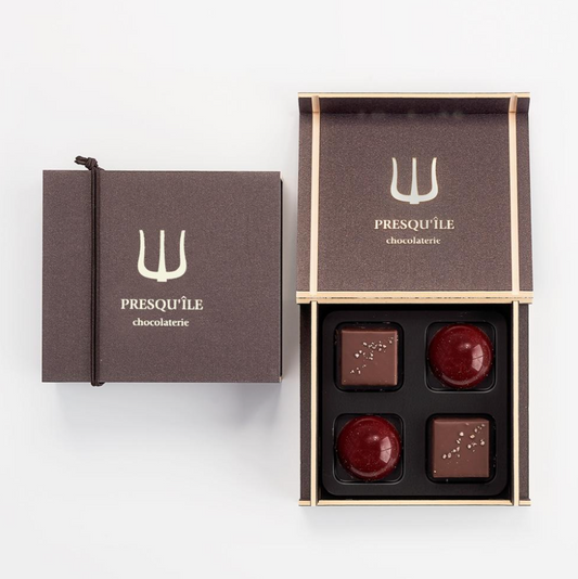 ボンボンショコラ・ラフィーユ4個【東京都|プレスキルショコラトリー】