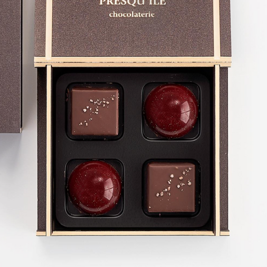 ボンボンショコラ・ラフィーユ4個【東京都|プレスキルショコラトリー】